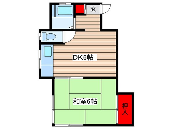 新幸荘の物件間取画像